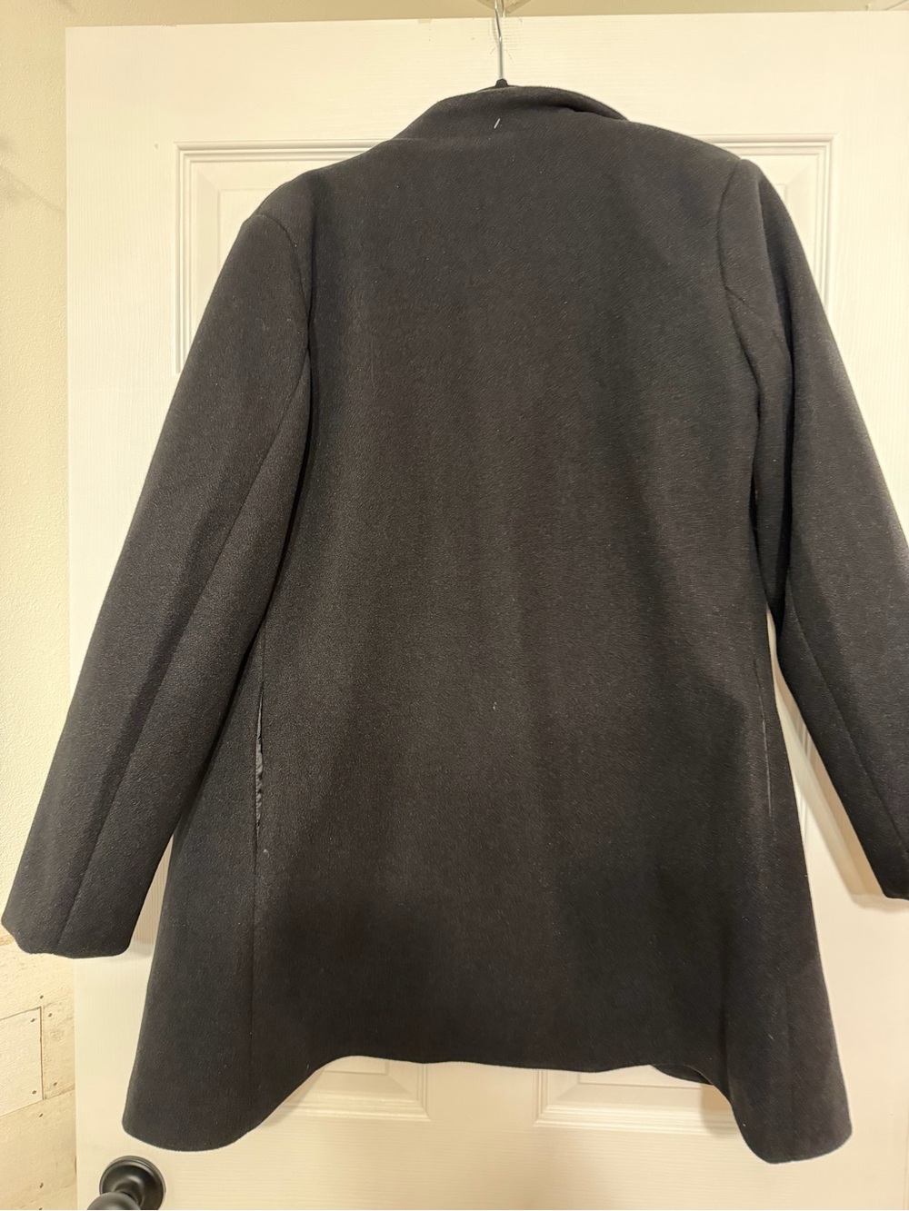 NWT Omoone Black Open Front Longline Jacket Blazer Coat - Picture 4 of 5
